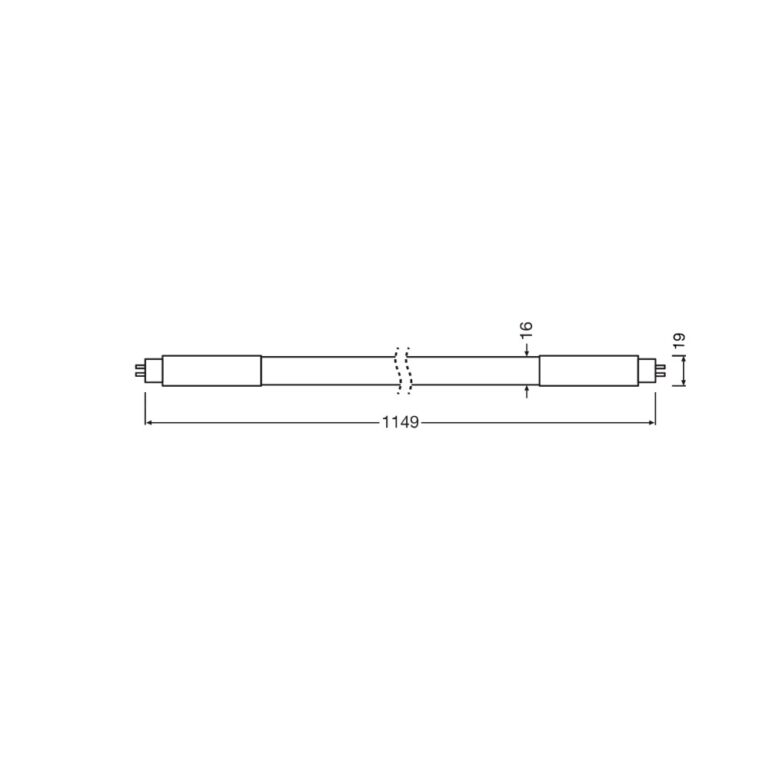 LED TORU T5 28 16W/830 1149MM SOE VALGUS HE AC220V OSRAM - Image 2