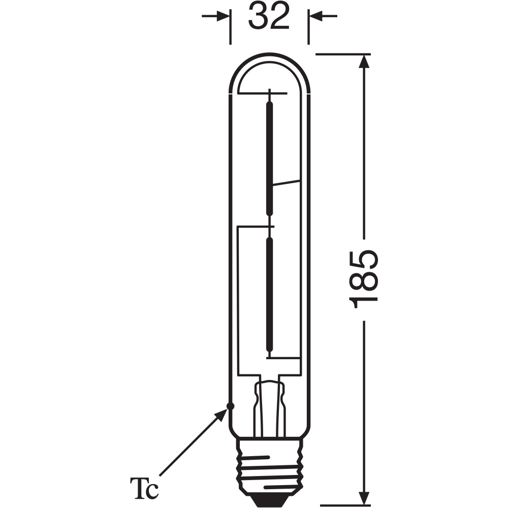 LED PIRN VINTAGE E27 4W/820 400LM P OSRAM - Image 2