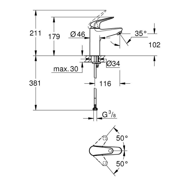 VALAMUSEGISTI GROHE EUROECO M KROOM - Image 4