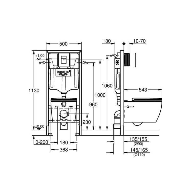 WC KOMPLEKT GROHE SOLIDO 5-IN-1 MATT MUST - Image 2