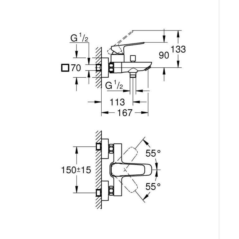 VANNISEGISTI GROHE CUBEO MATT MUST - Image 4
