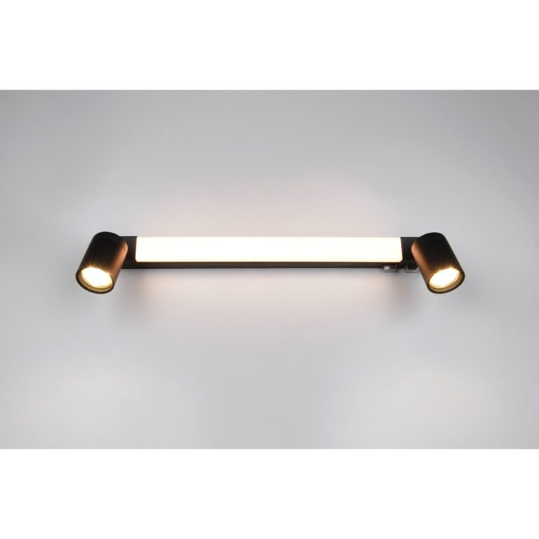 VANNITOAVALGUSTI ENRICO 6,5W LED 620LM GU10 2*5W IP44 MUST - Image 3