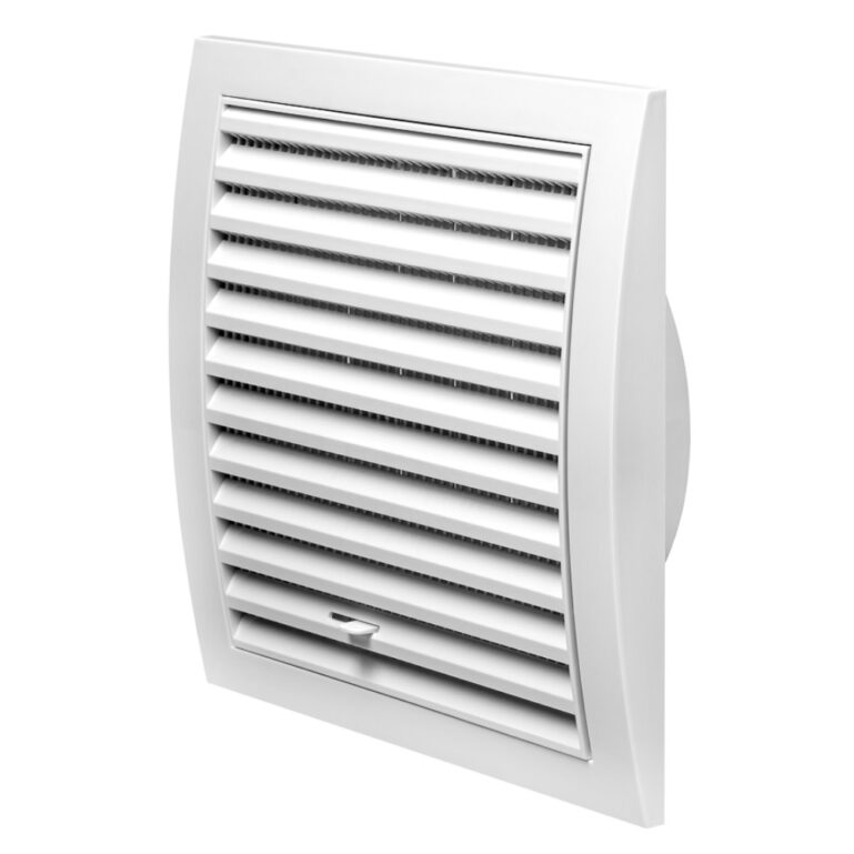 VENTILATSIOONIREST PLASTIK ND15R 190*190MM Ø150MM REGULEERITAV VALGE