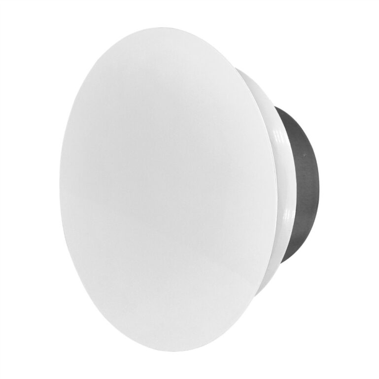VENTILATSIOONIPLAFOON METALLIST UNIVERSAALNE DMT Ø100MM VALGE