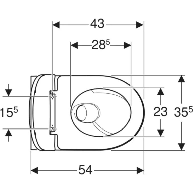 WC-POTT GEBERIT SELNOVA SEINA TURBOFLUSH + PRILL-LAUD - Image 3