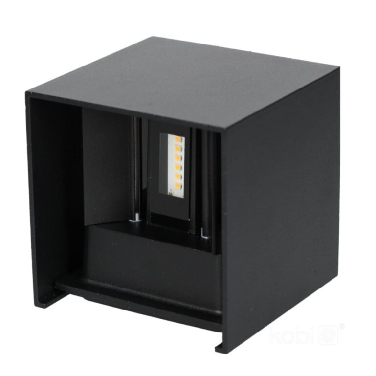 VÄLISVALGUSTI QUERK LED 2*3W 3000K MUST IP54 KOBI - Image 3
