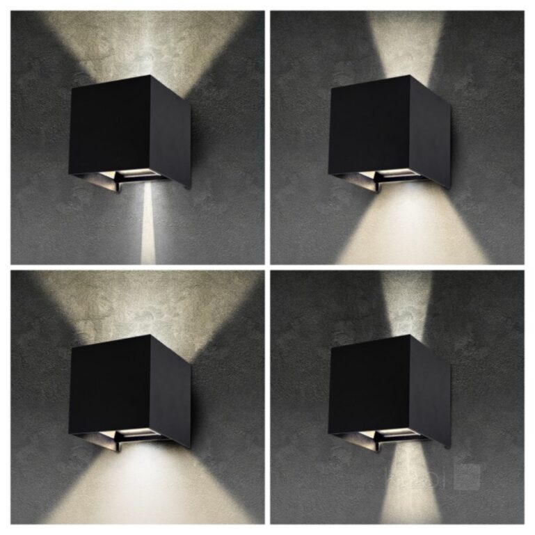 VÄLISVALGUSTI QUERK LED 2*3W 3000K MUST IP54 KOBI - Image 9