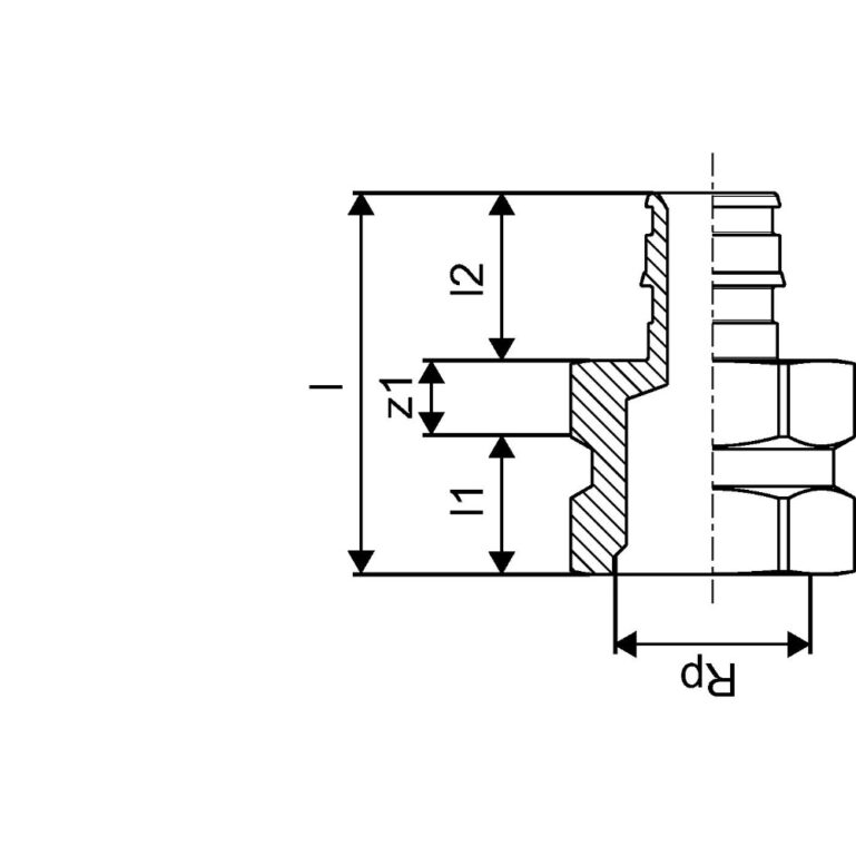 Q&E UPONOR OTSIK SISEKEERE PL 25-RP3/4"FT - Image 2