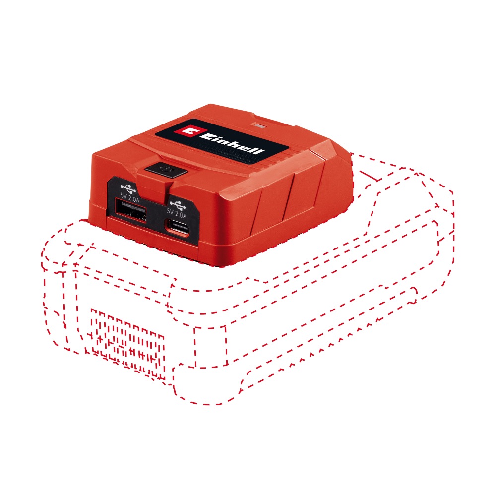 USB ADAPTER EINHELL TC-CP 18 LI USB A/C SOLO
