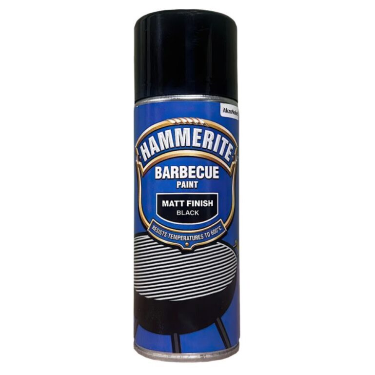 AEROSOOLVÄRV HAMMERITE BBQ 600C MUST MATT 400ML KAITSEVÄRV GRILLIDELE