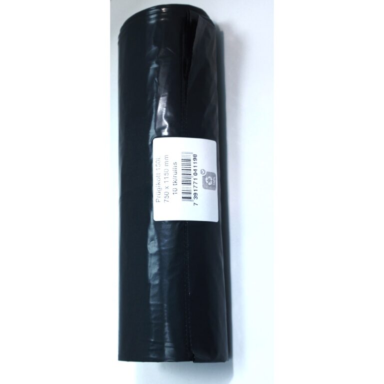 PRÜGIKOTT 150L MUST 75*115CM 10TK/PK TKL