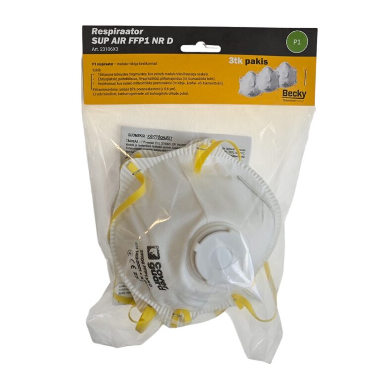 RESPIRAATOR SUP AIR FFP1 KLAPIGA 3TK - Image 2