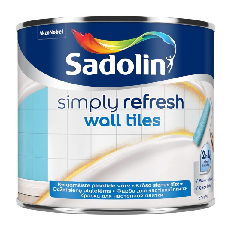 POOLMATT SISEVÄRV SIMPLY REFRESH WALL TILES BW 0,5L