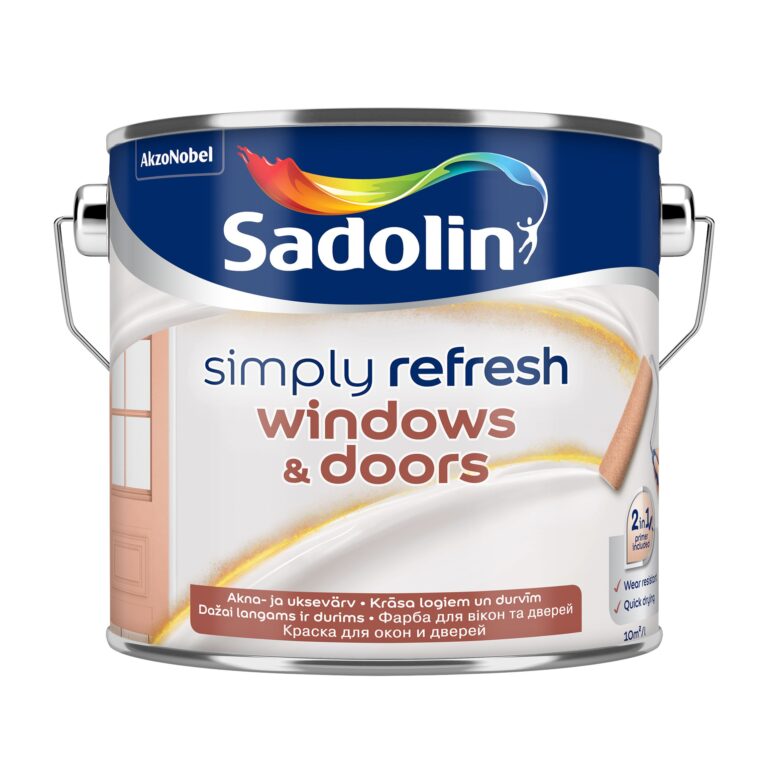 UNIVERSAALNE UKSE- JA AKNAVÄRV SIMPLY REFRESH WINDOWS & DOORS BW 2,5L