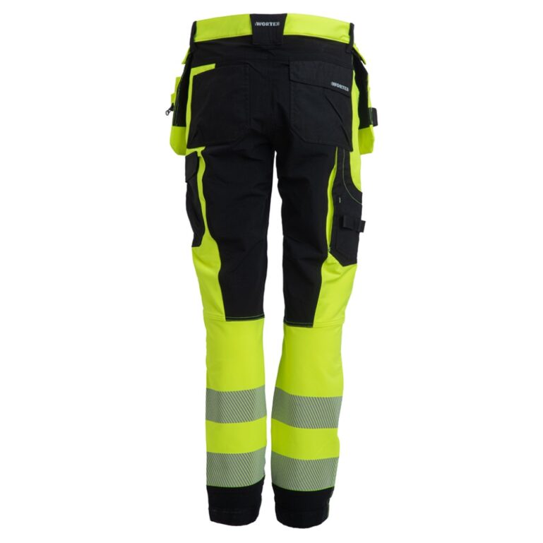 TÖÖPÜKSID STRETCH WORTEX W935 HIVIZ KOLLANE/MUST 50 - Image 4