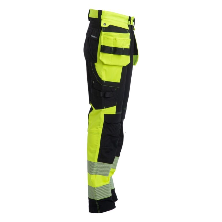 TÖÖPÜKSID STRETCH WORTEX W935 HIVIZ KOLLANE/MUST 50 - Image 3