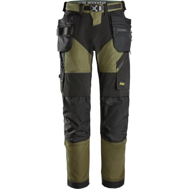 TÖÖPÜKSID SNICKERS FLEXWORK RIPPTASKUTEGA KHAKI 46