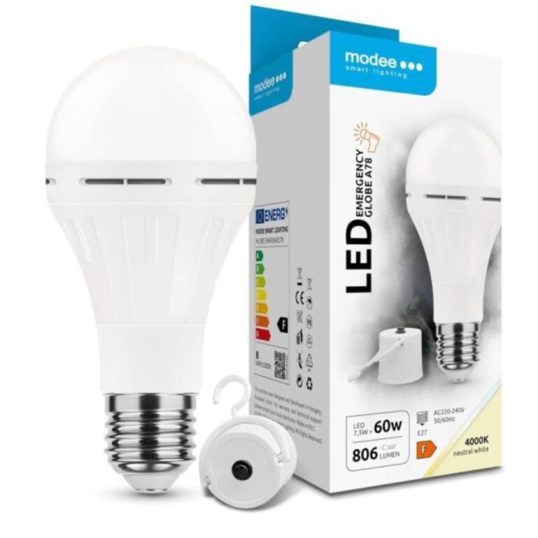 LED PIRN AKUGA E27 7,5W 4000K 806LM 2000MAH - Image 3