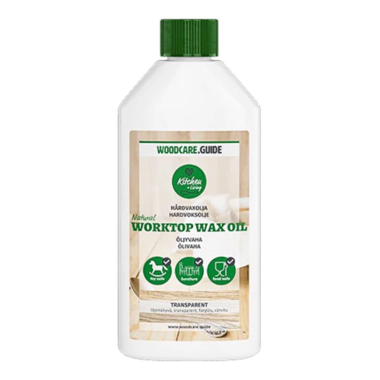 ÕLIVAHA PUITPINDADELE WOODCARE GUIDE NATURAL WORKTOP WAX OIL 250ML LÄBIPAISTEV