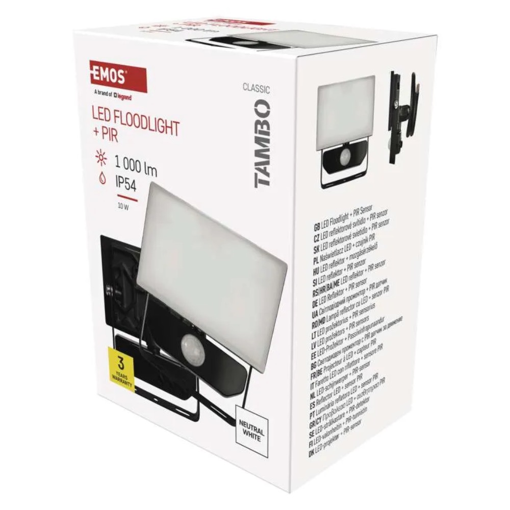 LED PROŽEKTOR TAMBO 10W ANDURIGA 4000K 1000LM EMOS - Image 8