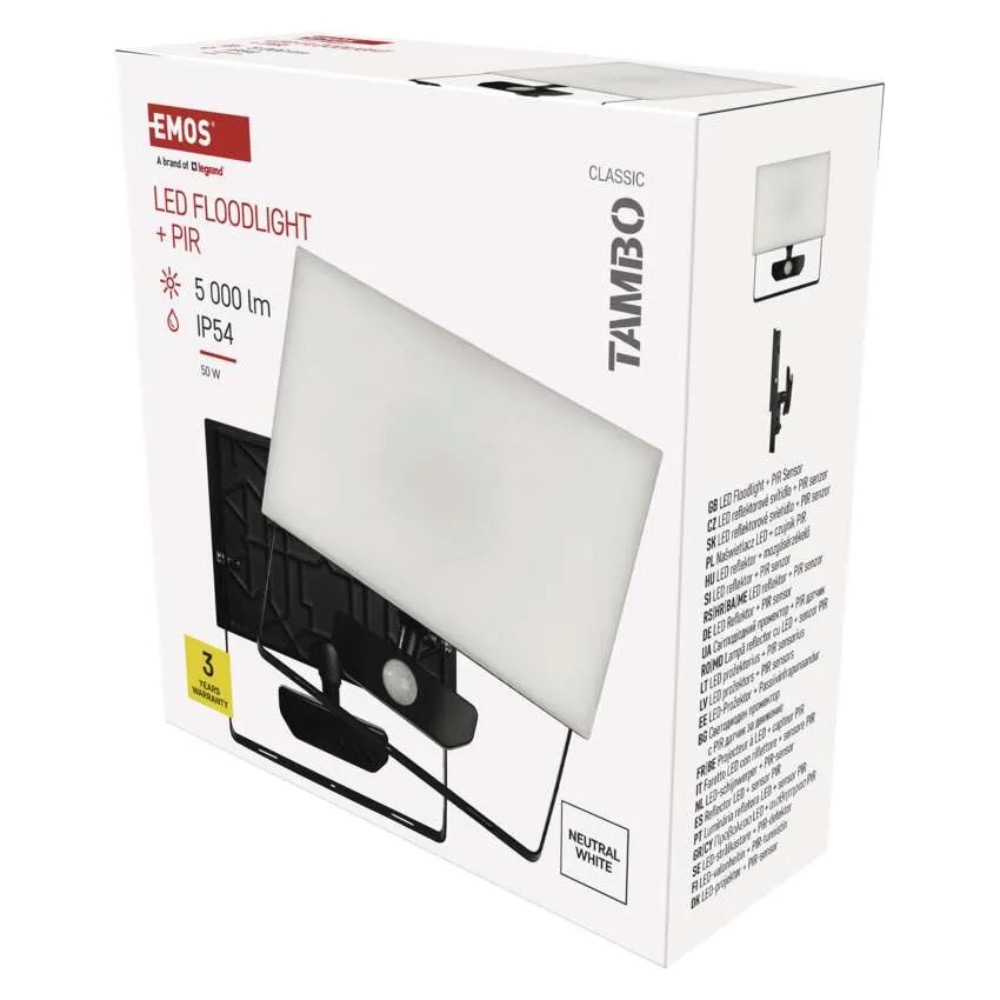 LED PROŽEKTOR TAMBO 50W ANDURIGA 4000K 5000LM EMOS - Image 7