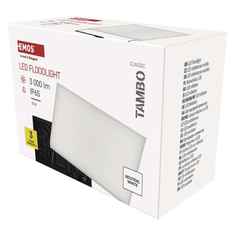 LED PROŽEKTOR TAMBO 30W IP65 4000K 3000LM EMOS - Image 9