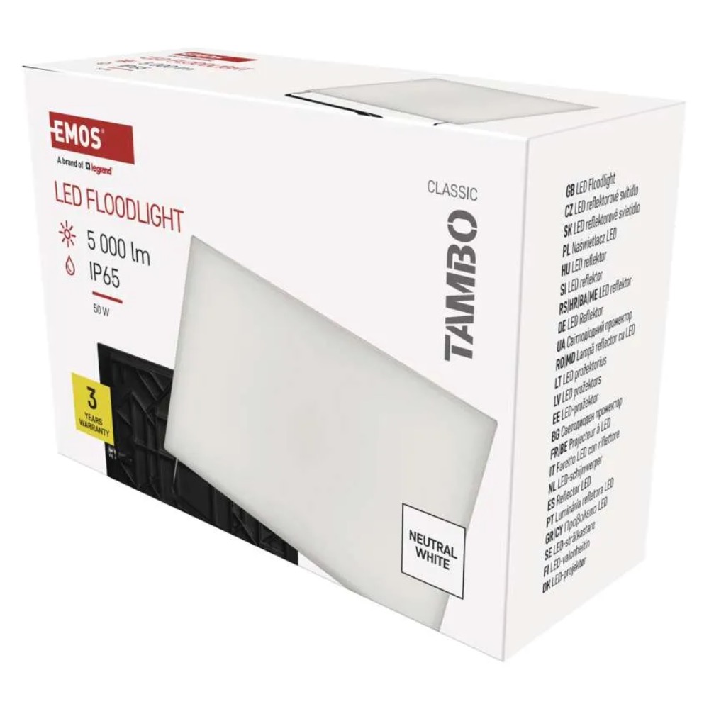 LED PROŽEKTOR TAMBO 50W IP65 4000K 5000LM EMOS - Image 8