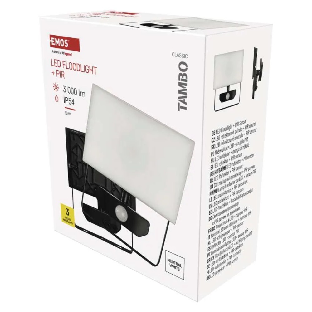 LED PROŽEKTOR TAMBO 30W ANDURIGA 4000K 3000LM EMOS - Image 7