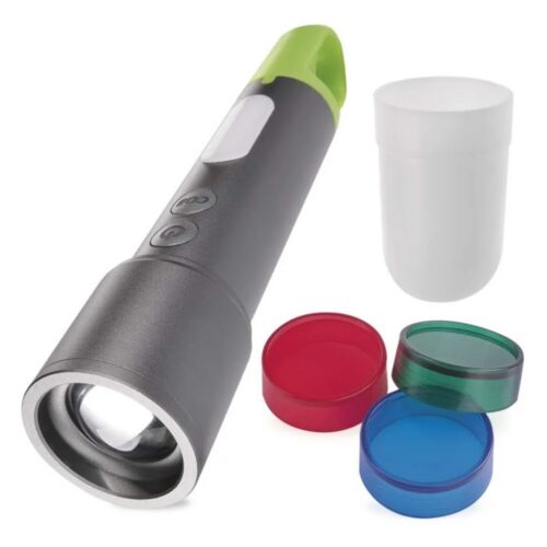 TASKULAMP LAETAV 600LM PUNANE/ROHELINE/SININE EMOS