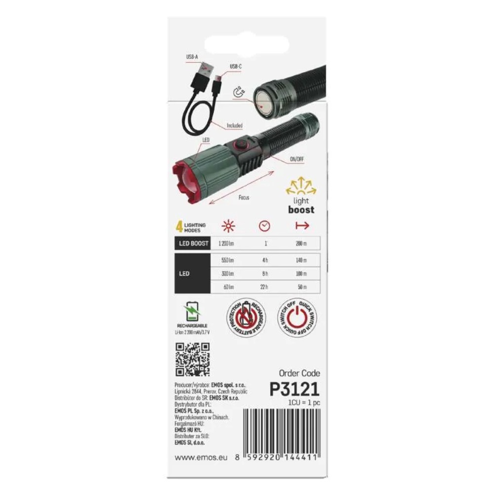 TASKULAMP METALL LED 1200LM LAETAV P3121 EMOS - Image 8