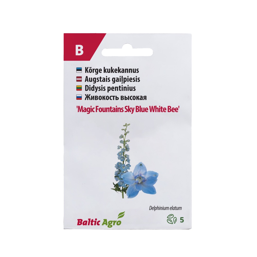KUKEKANNUS SKY BLUE WHITE BEE BALTIC AGRO