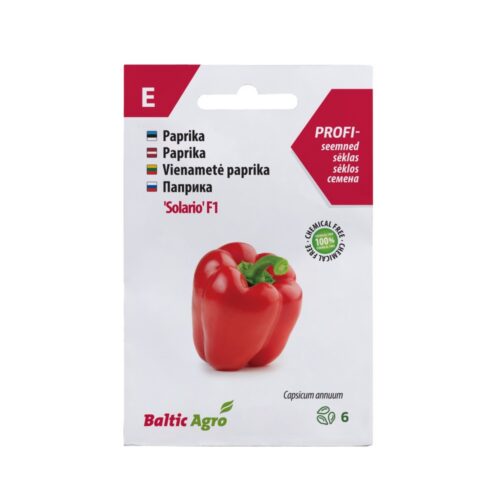 PAPRIKA SOLARIO F1 6S BALTIC AGRO