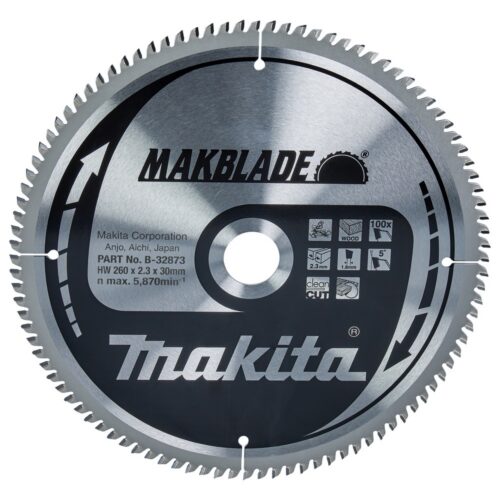 SAEKETAS MAKITA 260*30/100T B-32873