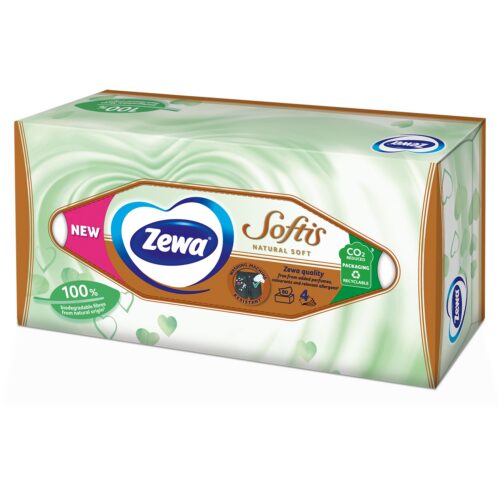 SALVRÄTIKUD KARBIS ZEWA SOFTIS NATURAL 80TK 4 KIHTI