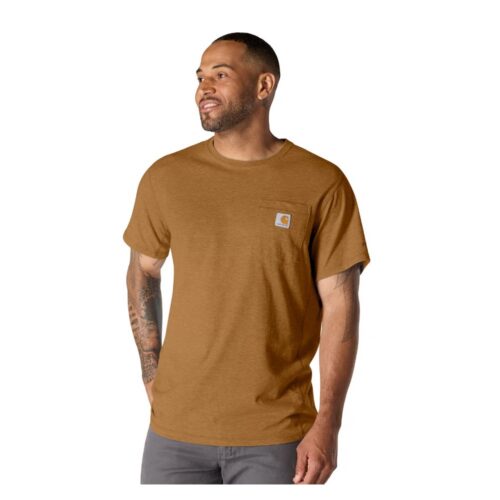 T-SÄRK CARHARTT 106652 FORCE PRUUN L