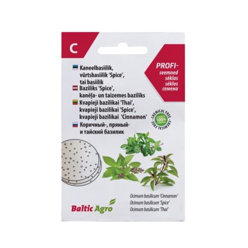 KANEEL-, VÜRTS- JA TAI BASIILIKU KETTAD BALTIC AGRO
