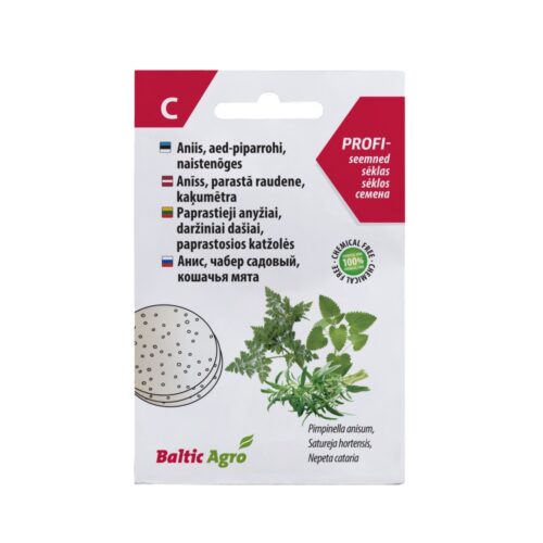 ANIISI, AED-PIPARROHU, NAISTENÕGESE KETTAD BALTIC AGRO