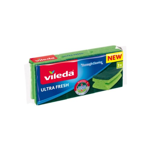 KÜÜRIMISSVAMM VILEDA ULTRA FRESH 3TK ANTIBAKTERIAALSED