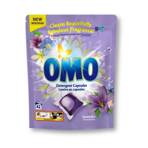 PESUKAPSLID OMO 42*20G LAVENDER & EUCALYPTUS