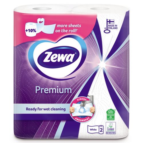 MAJAPIDAMISPABER  ZEWA PREMIUM 2-KIHILINE 2RL/PK