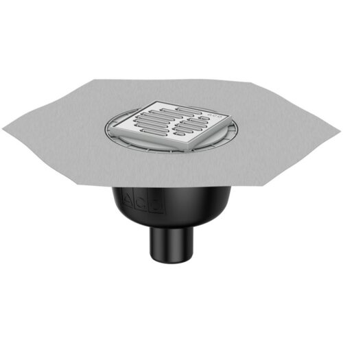 TRAPP ACO VERTIKAALNE DN50 100*100MM, SLOT REST, 1,1L/S