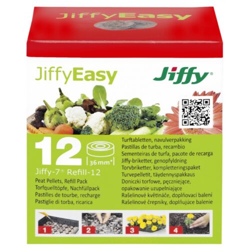 TURBATABLETT 36MM JIFFY-7 12TK/PK