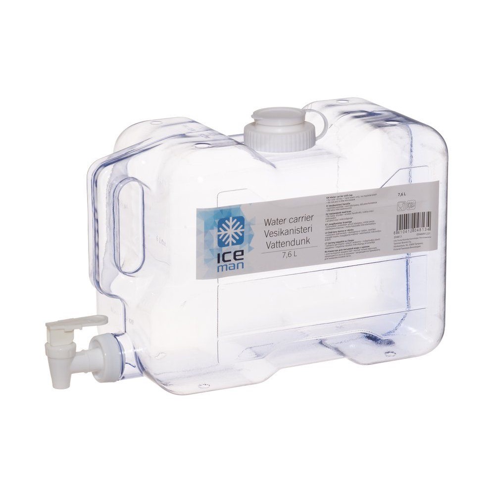 KANISTER ICEMAN 7,6L PLASTIK, KRAANIGA