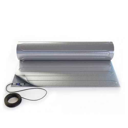 ALUMIINIUMKATTEGA PÕRANDAKÜTTEMATT 80W/M2 1.25M2 2,5M 100W IP67